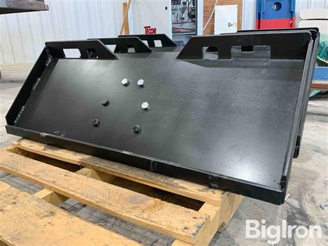 skid steer receiver plate|skid steer plate for excavator.